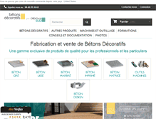 Tablet Screenshot of betonsdecoratifs.com
